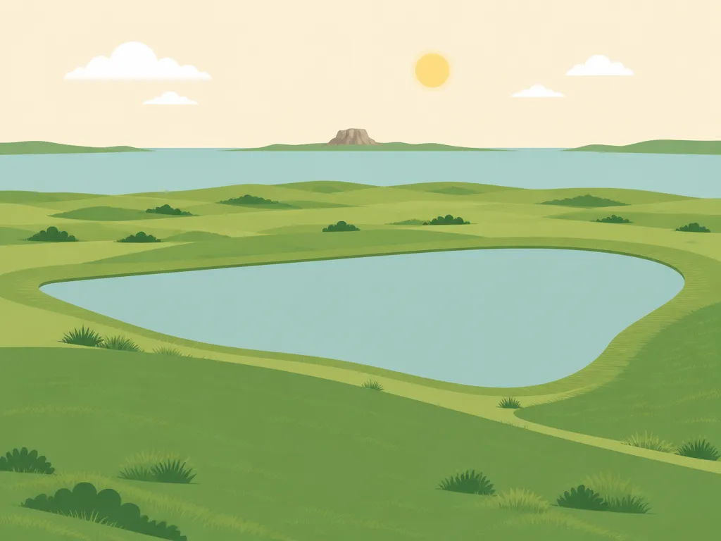 Illustration of Medicine Hole Golf Course