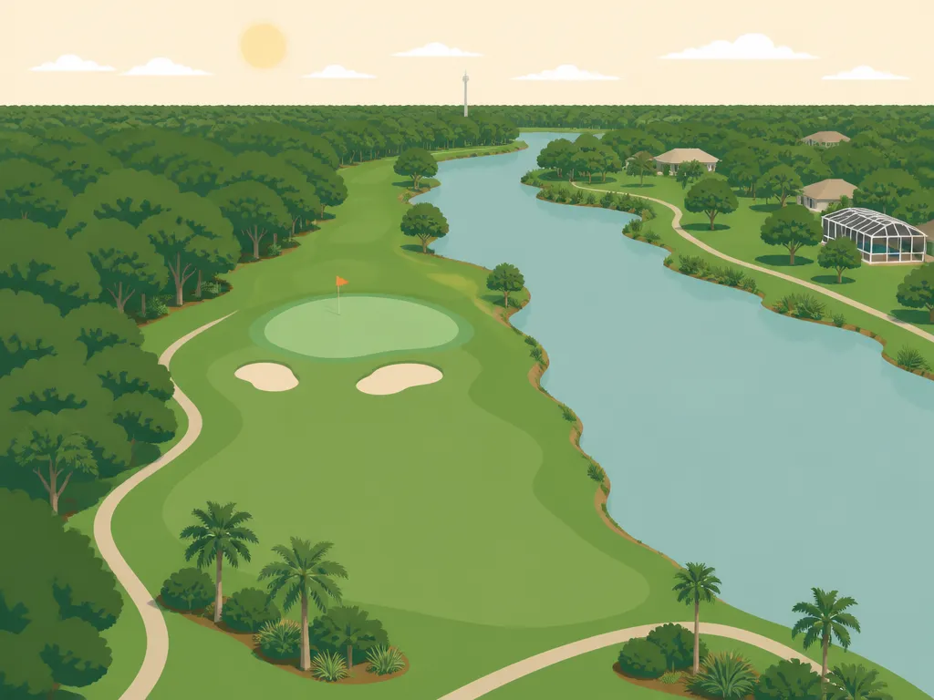 Illustration of Halifax Plantation Golf Club