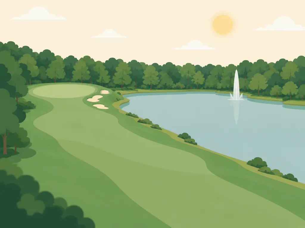 Illustration of White Columns Country Club