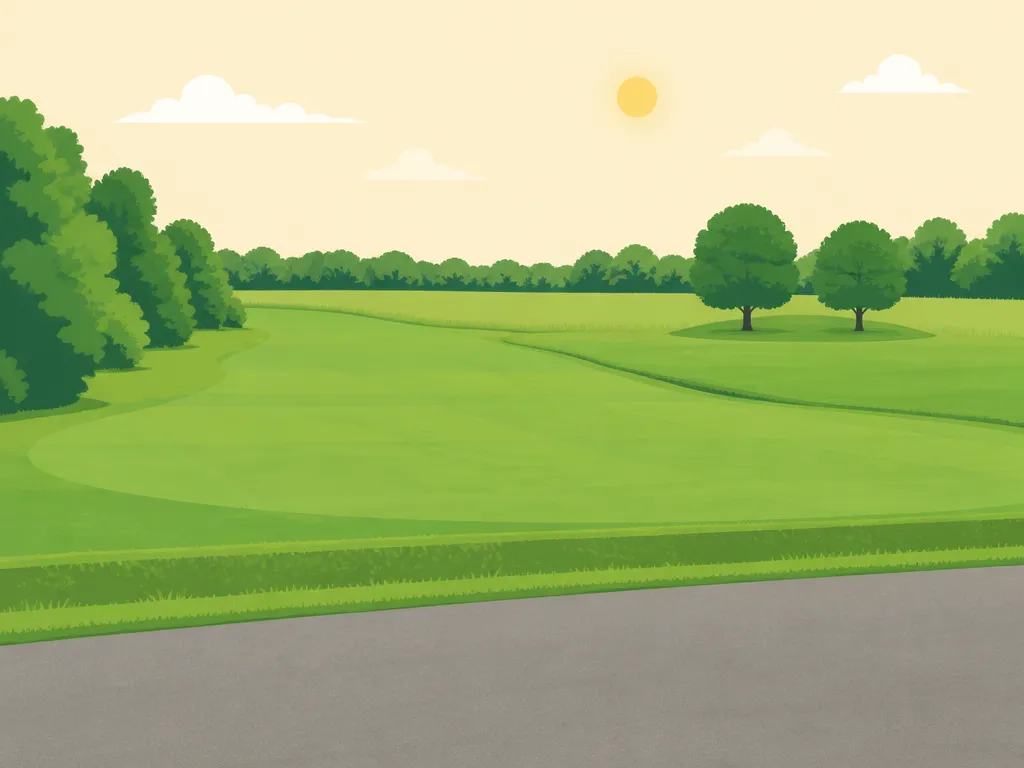 Illustration of Mercer Public Golf Course