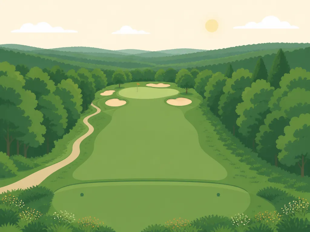 Illustration of Punxsutawney Country Club