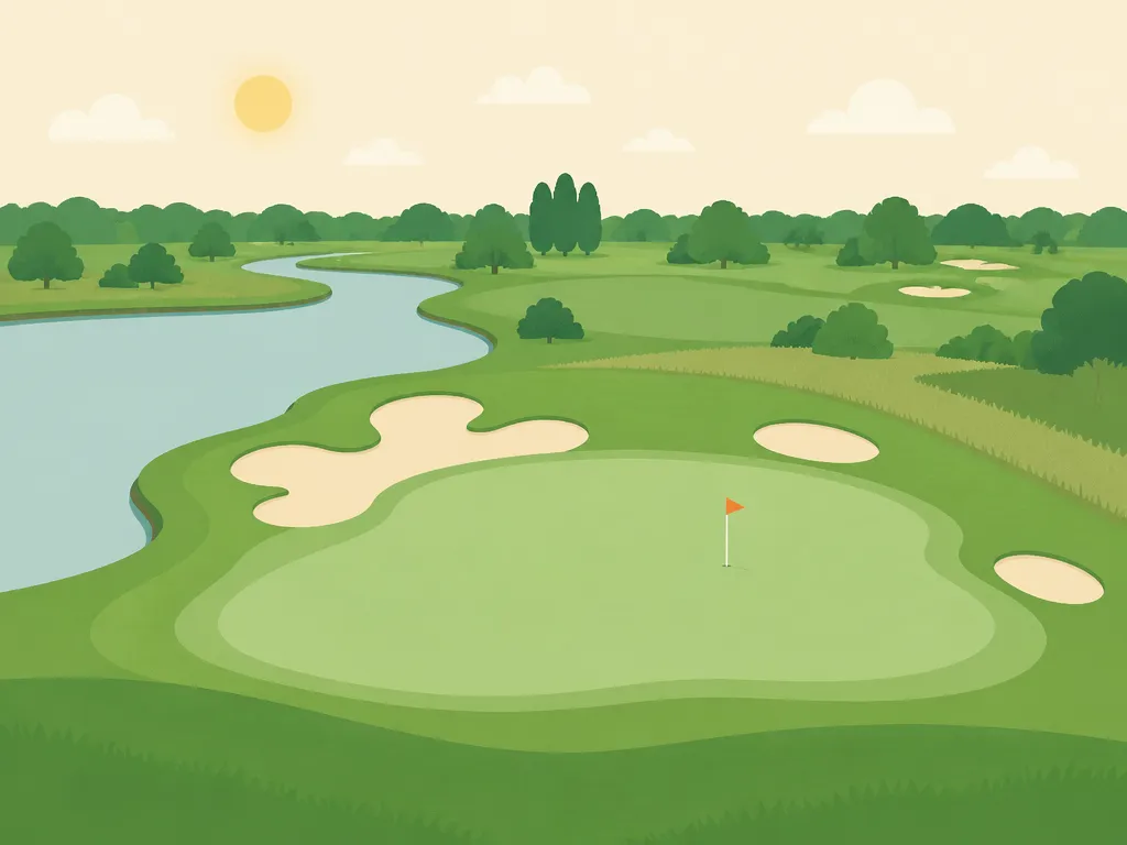 Illustration of Damme Golf & Country Club (Championship (18))