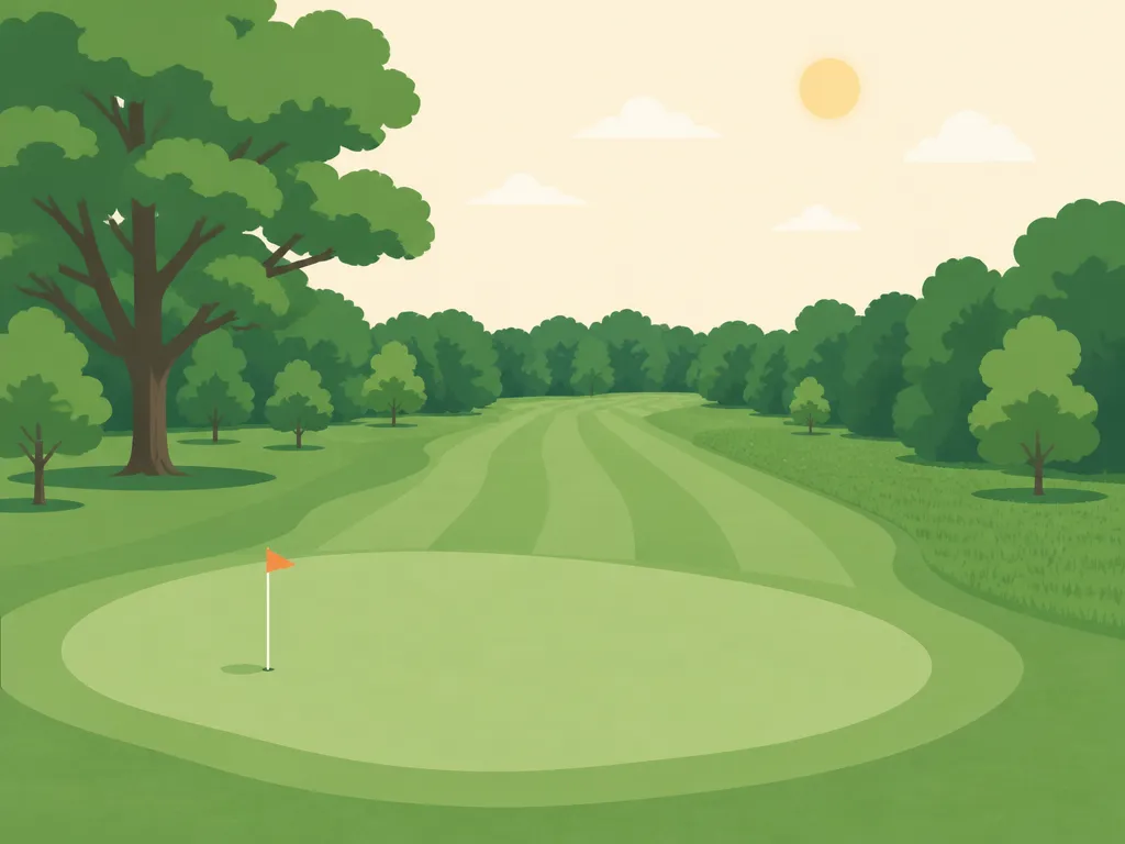 Illustration of Delaware Park Golf Course