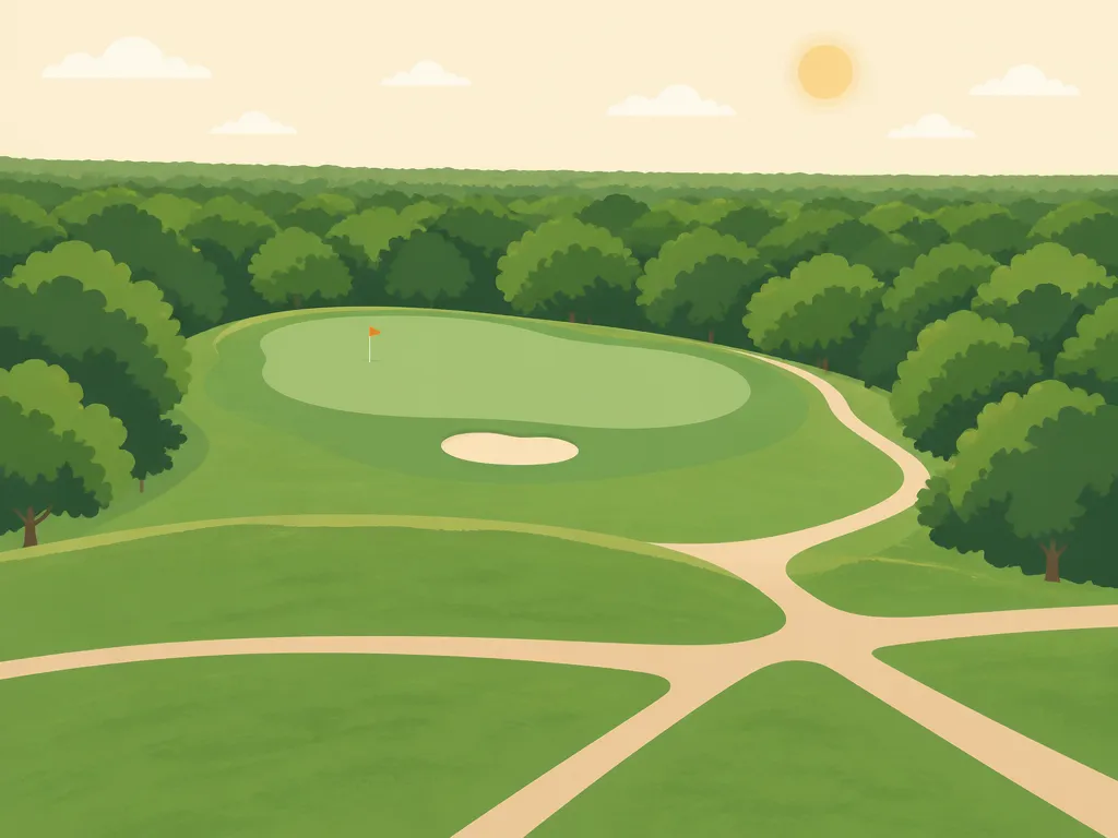 Illustration of Giddings Golf Course