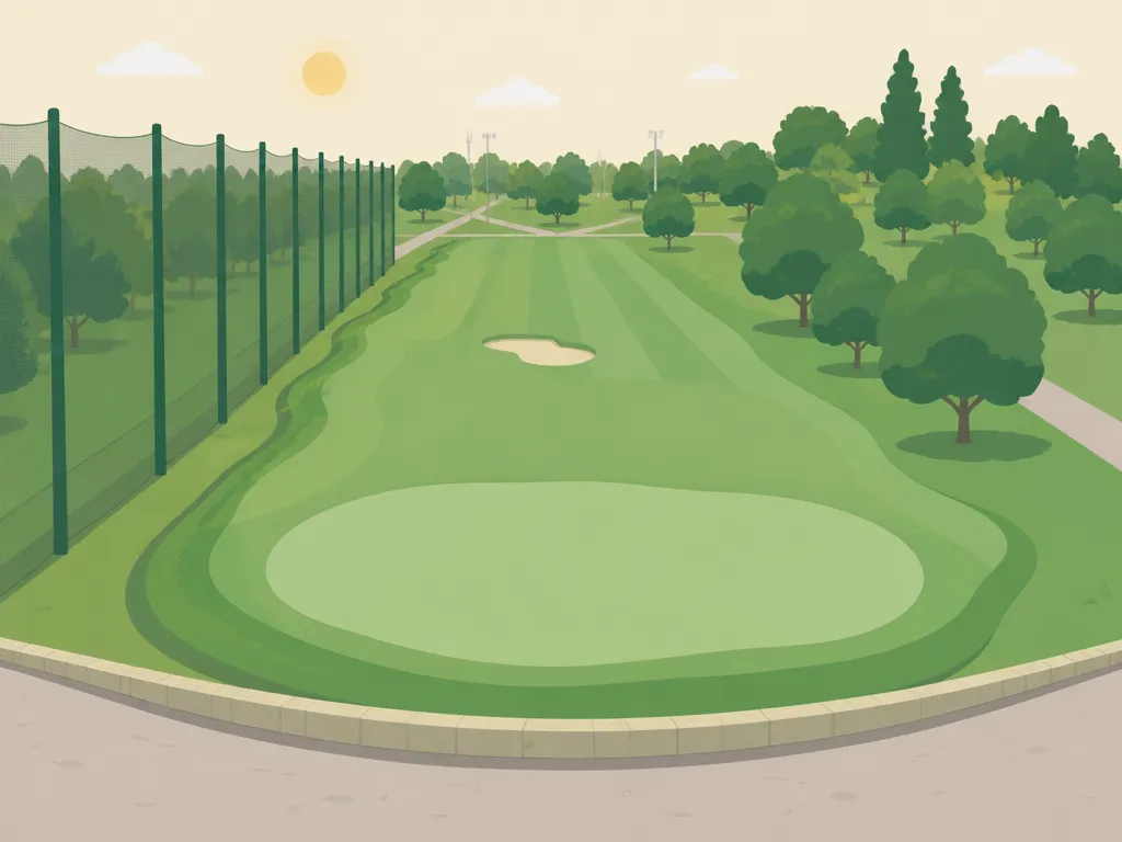 Illustration of Van Nuys Golf Course (North)