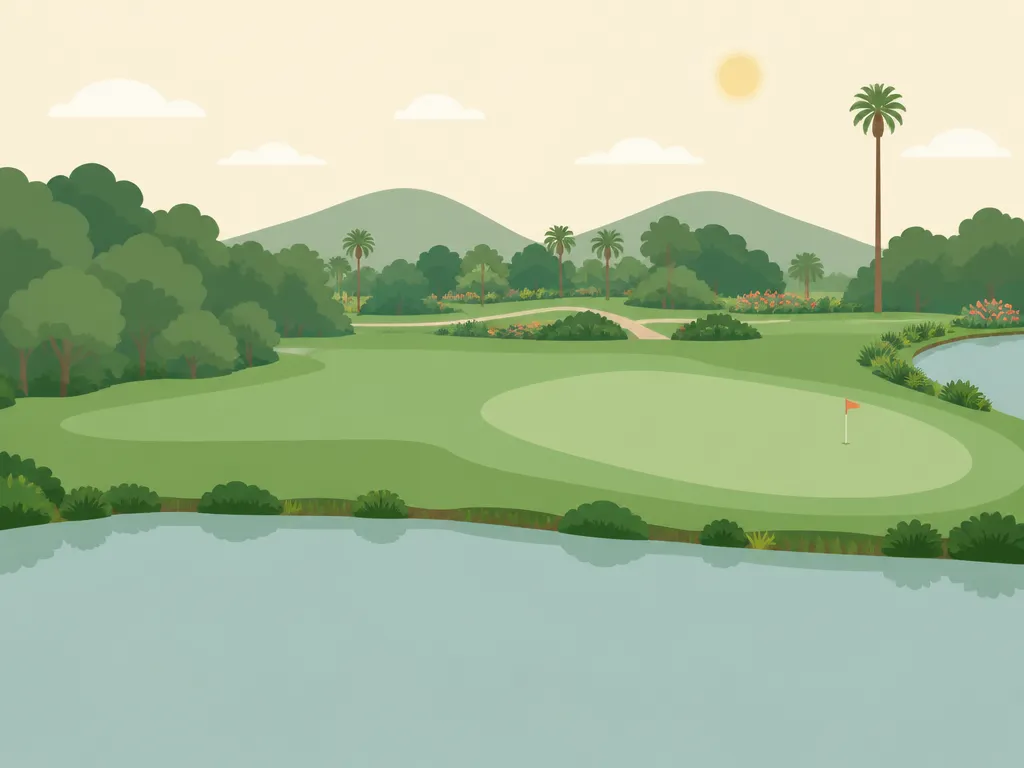 Illustration of Golf Las Américas