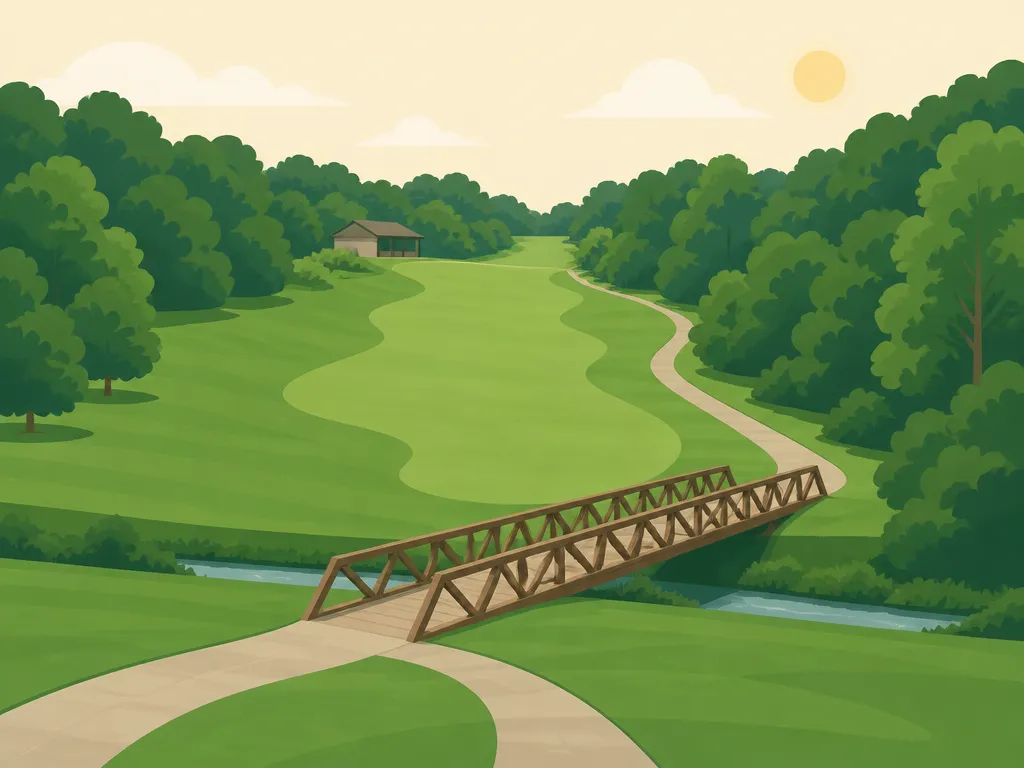 Illustration of Winston Lake Golf Course