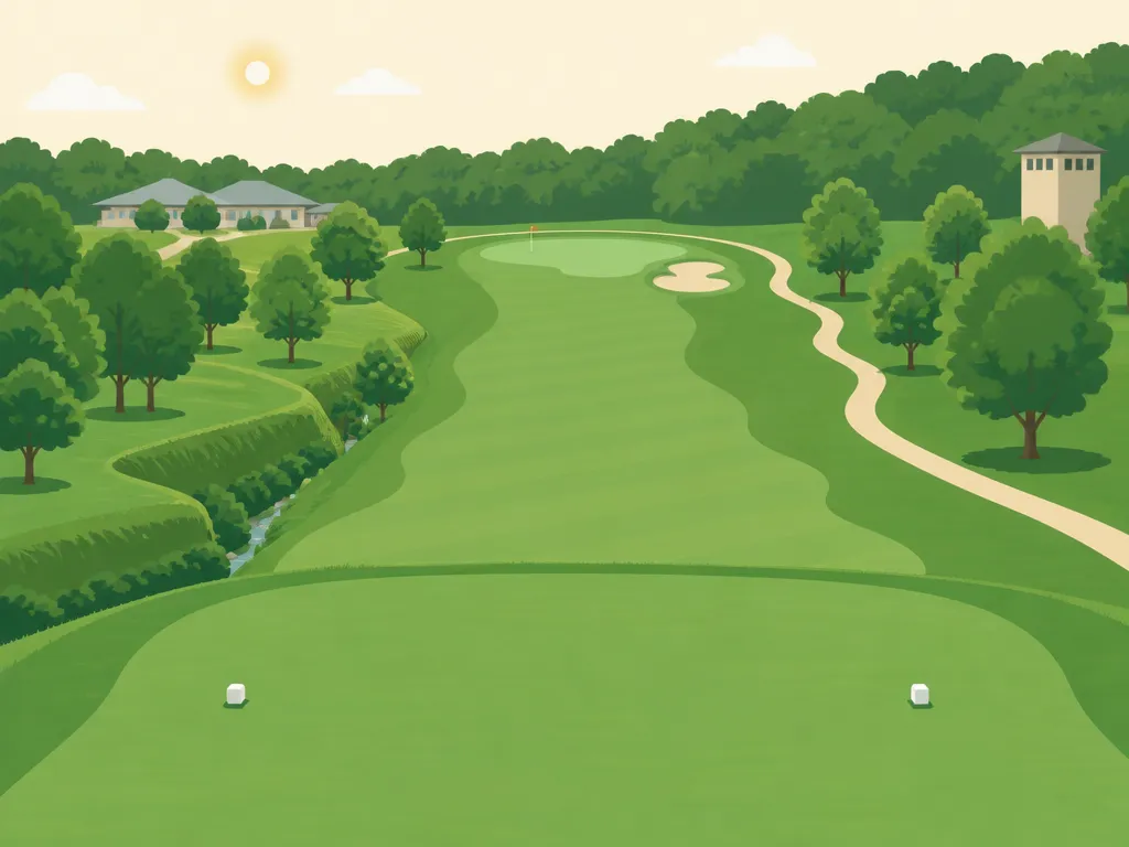 Illustration of Cato Park Golf Course