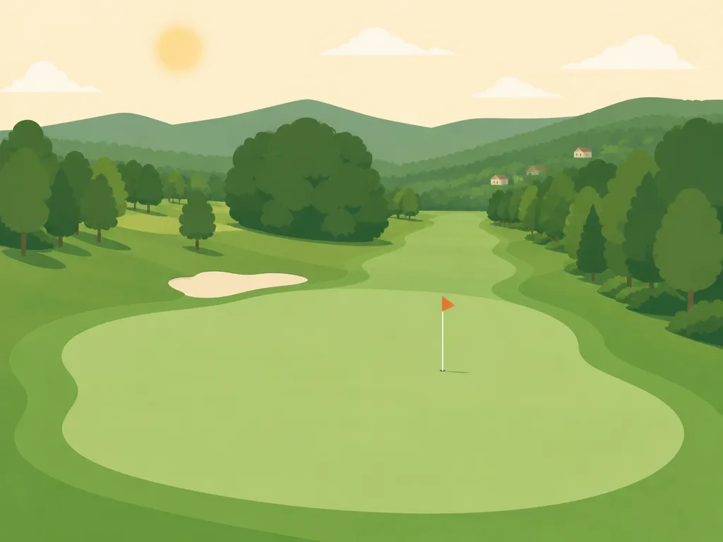 Illustration of Bryce Resort Golf Course