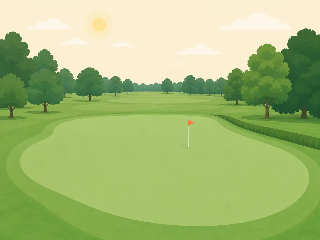 Illustration of Millstone Hills Golf Course