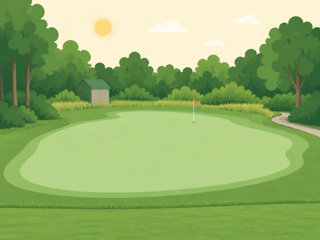 Illustration of Green Acres Golf Course