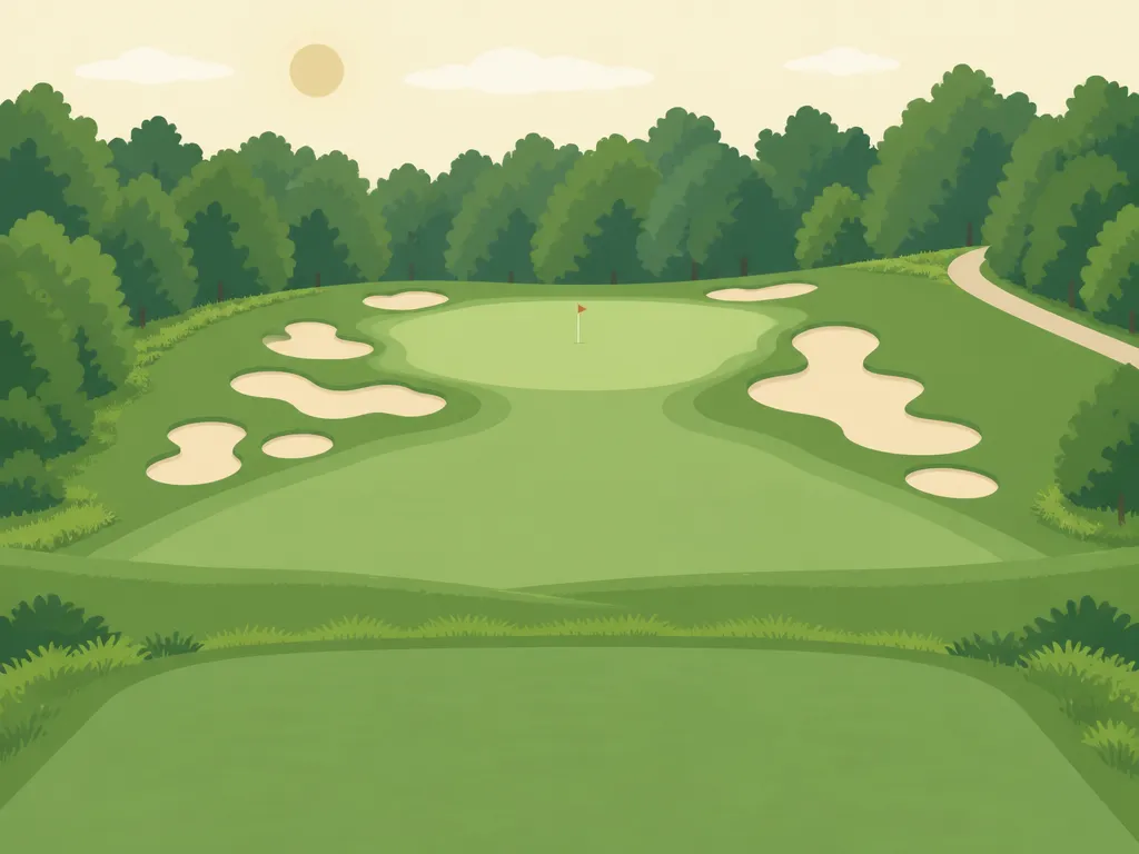 Illustration of Pilgrim's Run Golf Club