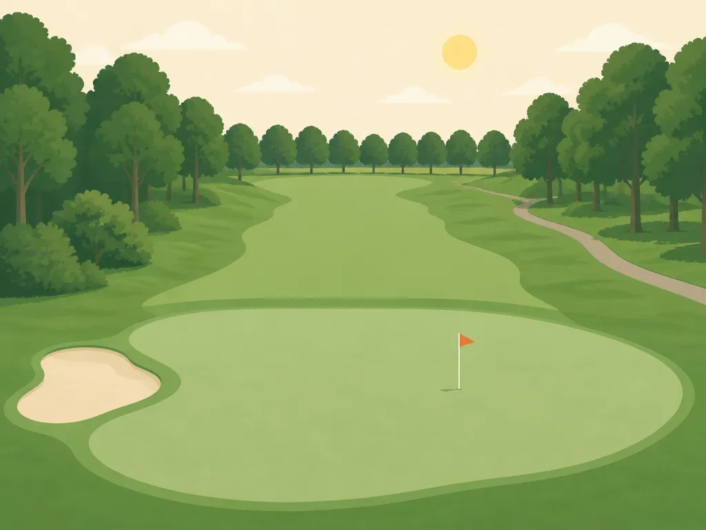 Illustration of Elm Lake Golf Course