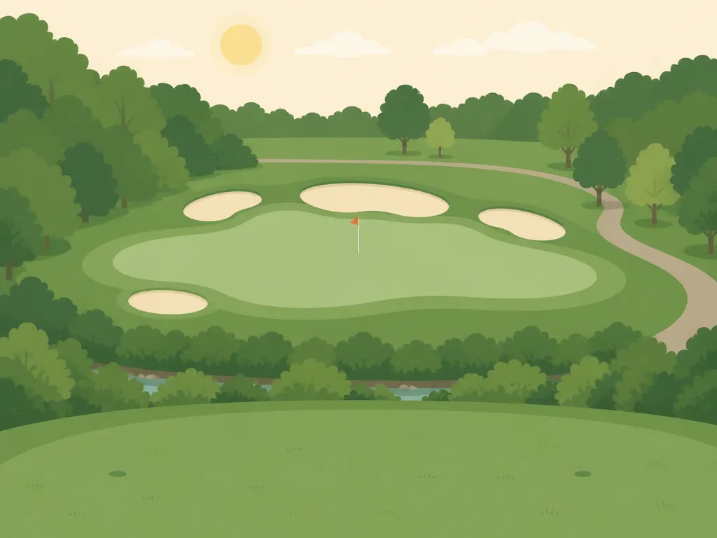 Illustration of The Oaks of St George Golf Club