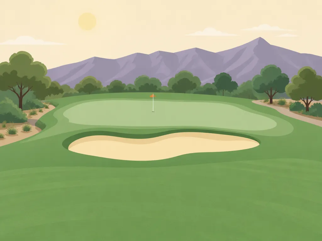 Illustration of Aguila Golf Course (Par 3)