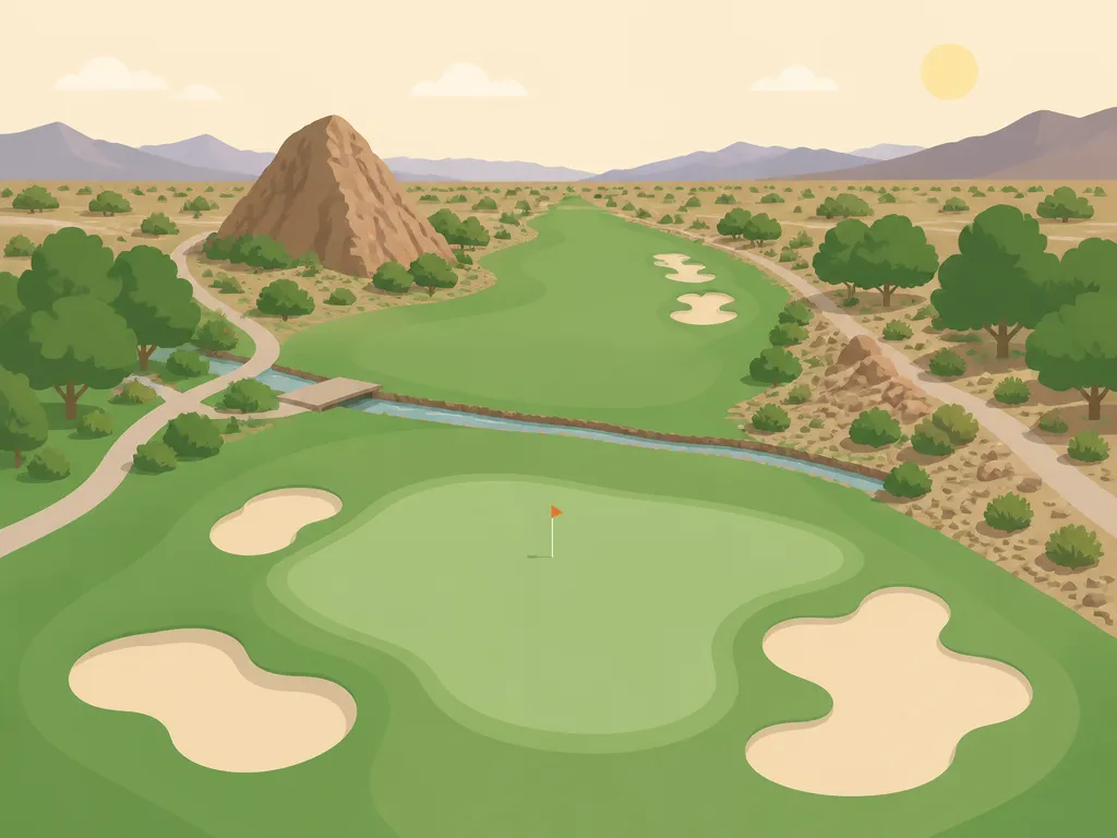 Illustration of Cascata Golf Course