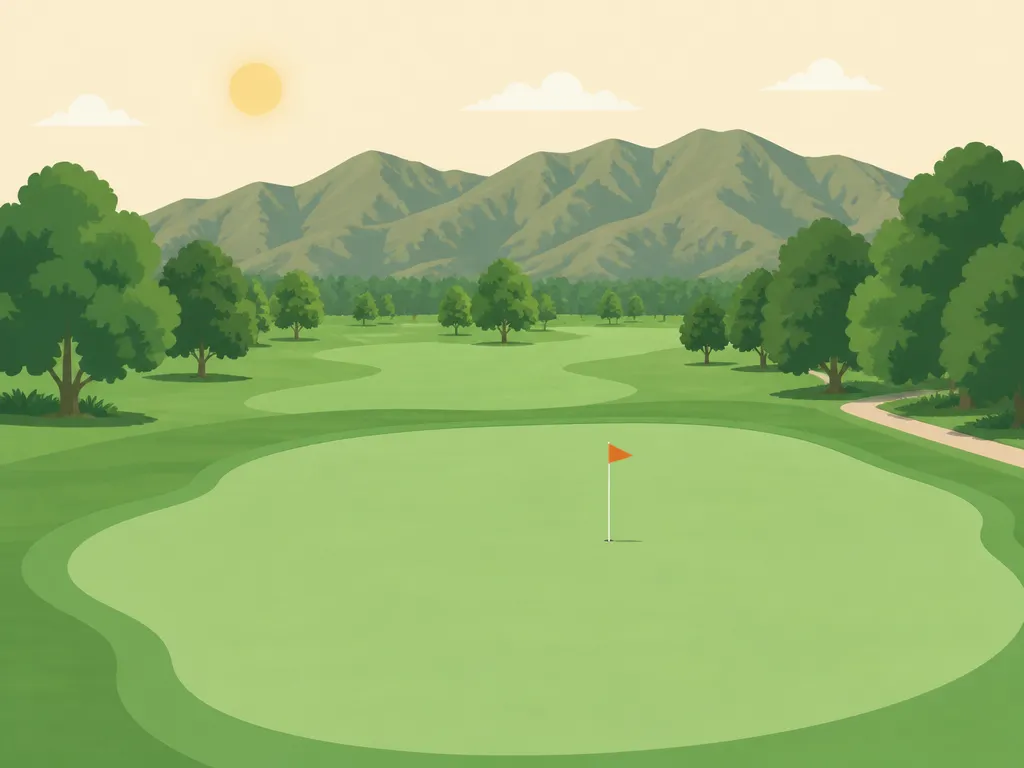 Illustration of Altadena Golf Course
