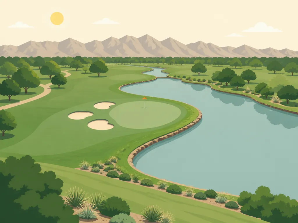 Illustration of TPC Las Vegas