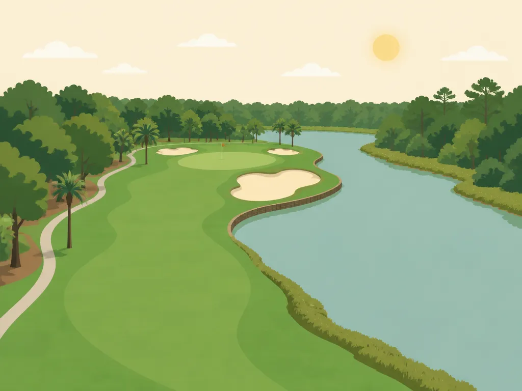 Illustration of Kiawah Island Golf Resort (Cougar Point)