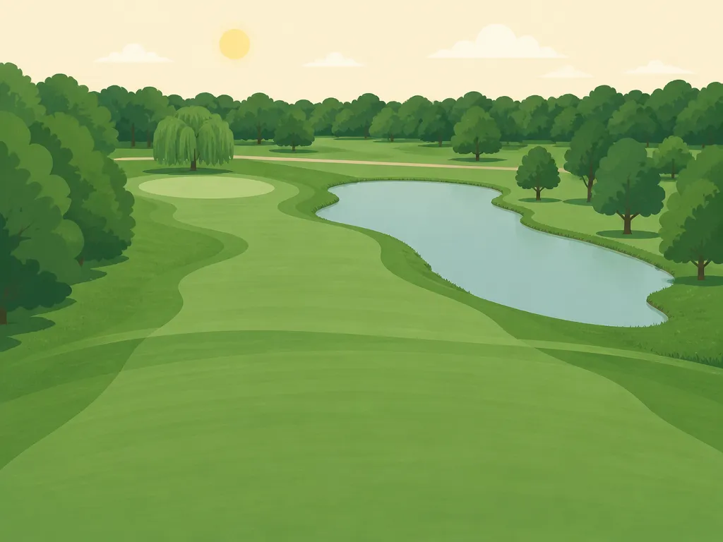 Illustration of Lynx Golf Course at Westlake Village