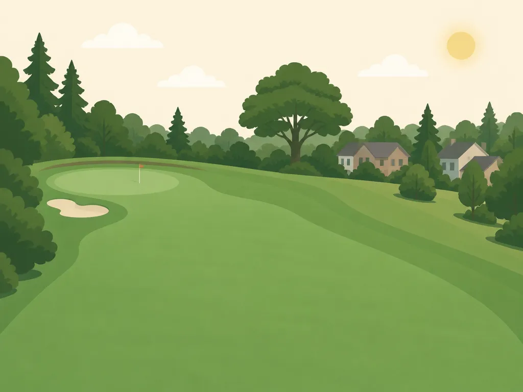 Illustration of Fairway Village Golf Course